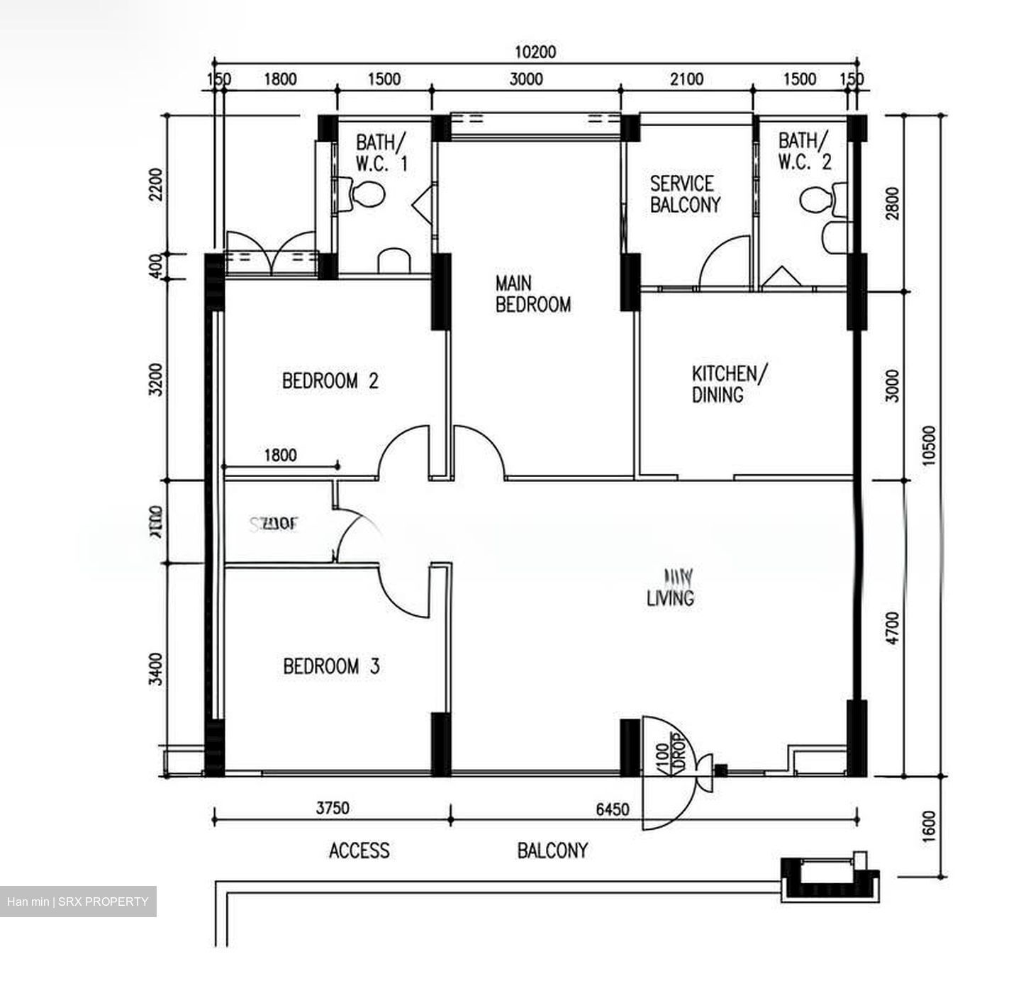 Blk 643 Woodlands Ring Road (Woodlands), HDB 4 Rooms #545448931